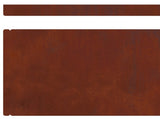 Lawn Edging 450 x 15 cm Weathering Steel Rusty 868026