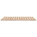 ZNTS Bed Frame without Mattress 200x200 cm Solid Wood Pine 824558