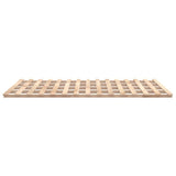 ZNTS Bed Frame without Mattress 200x200 cm Solid Wood Pine 824558