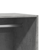 Wardrobe Concrete Grey 48x41x102 cm Engineered Wood 840817