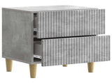 Bedside Cabinet Concrete Grey 43 x 34.5 x 48 cm Engineered Wood 894531