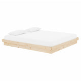 Bed Frame without Mattress Solid Wood Super King 819922