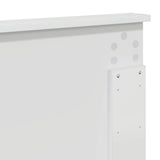 Headboard Gloss White 100 cm Engineered Wood 887642