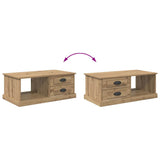 Coffee Table Artisan Oak 90 x 50 x 35 cm Engineered Wood 881362