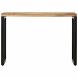 Console Table 110x35x76 cm Solid Rough Wood Mango 353909
