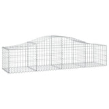 Arched Gabion Baskets 7 pcs 200x50x40/60 cm Galvanised Iron 3145582