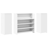 Reception Desk White 180x50x103.5 cm Engineered Wood 3324169