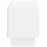 TV Cabinet White Engineered Wood 896015