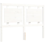 Bed Frame without Mattress White 140x190 cm Solid Wood 3194032