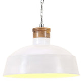 Industrial Hanging Lamp 58 cm White E27 320832