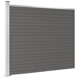 148983 Fence Panel WPC 175x146 cm Grey