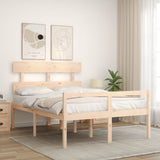 Senior Bed without Mattress 140x190 cm Solid Wood 3195331