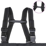 Chest Waders with Boots and Belt Black Size 44 4017005
