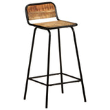 Bar Chairs 4 pcs Solid Mango Wood 321955
