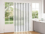 Insect Curtain Chenille Grey and White 100 x 230 cm 100% PP 42034459