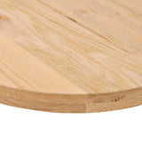 Table Top 140x60x4 cm Solid Wood Oak Oval 4009044