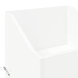 Record Cabinet White 36 x 36 x 95.5 cm Engineered Wood 8012826