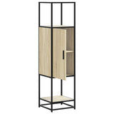 Highboard Sonoma Oak 35.5x35x139 cm Engineered Wood and Metal 849035