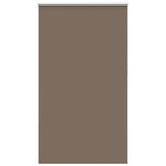 ZNTS Roller Blind Blackout Coffee 140x210 cm Fabric Width 136.6 cm Polyester 4011058