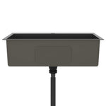 Handmade Kitchen Sink Black Stainless Steel 51515