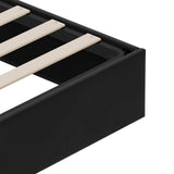 Ottoman Bed Frame Black King Size Velvet 3403078