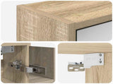 Bathroom Mirror Cabinet Sonoma Oak 63.5 x 16 x 62.5 cm 889153