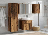 Bathroom Cabinet Set 5 pcs Old Wood Engineered Wood 3407349