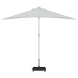 313667 Umbrella Base Black 45x25x8 cm Granite