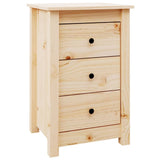 ZNTS Bedside Cabinets 2 pcs 40x35x61.5 cm Solid Wood Pine 813700