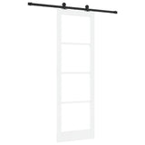 Sliding Door ORKDAL White and Black 78 x 232 cm 3331996
