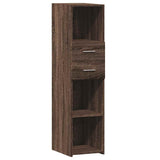 Highboard Brown Oak 30x42.5x124 cm Engineered Wood 846158
