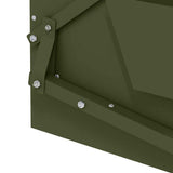 Chicken Treadle Feeder Olive Green 50 x 40 x 29 cm 874700