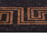 Rug Washable Black and Gold 400x300 cm 136629