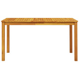 Garden Dining Set 5 pcs Brown Solid Acacia Wood 3375663