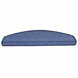 Stair Mats 20 pcs 65x24x4 cm Blue Half Round Large 3365796