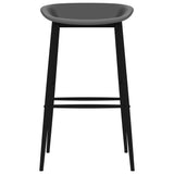 5 Piece Bar Set White and Grey 3057439