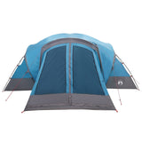 Cabin Tent with Rainfly Water-Resistant 10-Person Blue 42042255