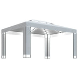 Gazebo with LED String Lights White 3x4 m 3070301