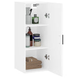 Wall Mounted Cabinet White 34.5x34x90 cm 828860