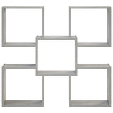 Wall Shelf Concrete Grey 99.5 x 17 x 91 cm Engineered Wood 8014971