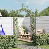 Garden Arch Spike Design Climbing Plants Dark Green 40777