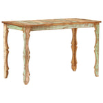 ZNTS Dining Table 120x60x76 cm Solid Reclaimed Wood 286488