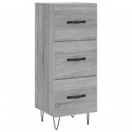 Highboard Grey Sonoma 34.5x34x180 cm Engineered Wood 3198887