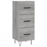 Highboard Grey Sonoma 34.5x34x180 cm Engineered Wood 3198887