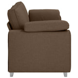 Sofa Brown 219 x 77 x 82 cm Fabric 4105241