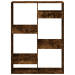 Bookcase Smoked Oak100x33x135 cm Engineered Wood 3309388