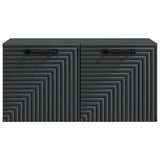 Wall-Mounted TV Cabinet Black 59.5 x 31 x 30 cm Engineered Wood 898706