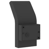 Outdoor LED Wall Lights with Sensors 2pcs Black Die-cast Aluminium 4006271
