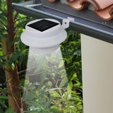 Outdoor Solar Lamp Set 6 pcs Fence Light Gutter Light White 41181
