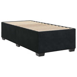 Bed Frame without Mattress Black Single Velvet 3284680